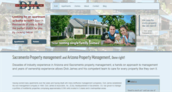 Desktop Screenshot of djaproperties.com